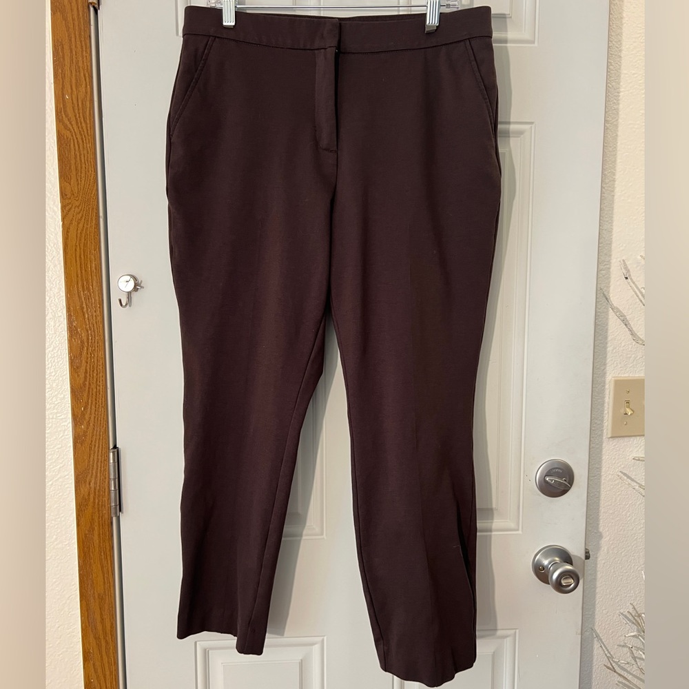 Banana Republic Dark Brown Straight Leg Pants